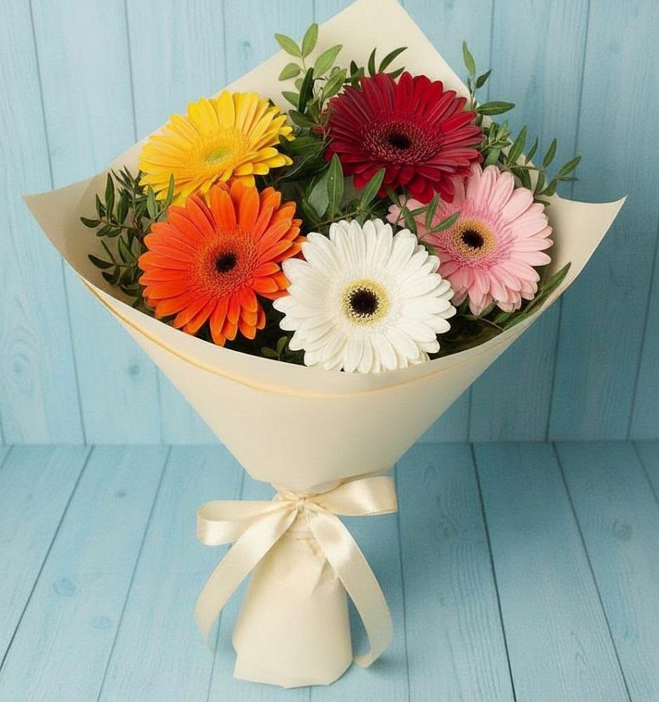 Букет цветов из: Герберы в Ботлихе