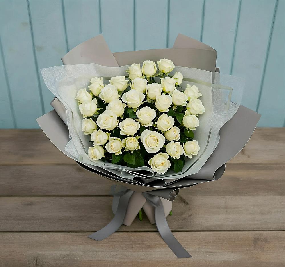 Букет Белоснежная нежность в Ботлихе