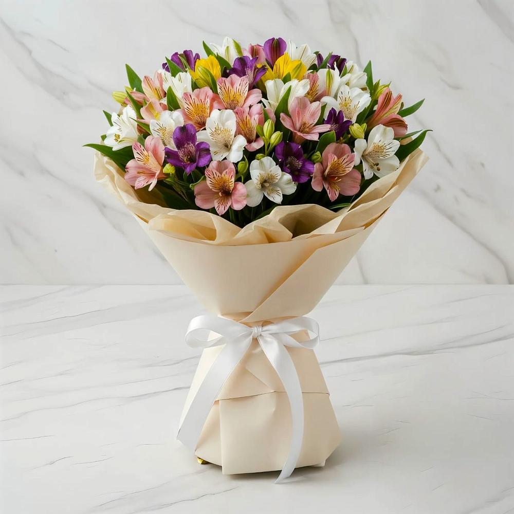 Букет цветов из: Альстромерии в Ботлихе