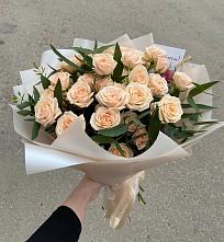 Букет Кремовые розы Латте в Ботлихе