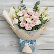 Букет цветов из:  Лизиантусы в Ботлихе