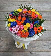 Букет цветов из:  Розы и Хризантемы в Ботлихе
